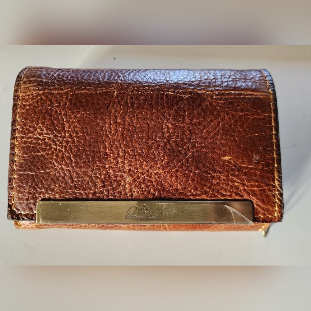 New Patricia Nash Leather Tri-Fold Wallet W/ RFID Protection